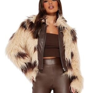 It's Your Moment Faux Fur Jacket - Cream